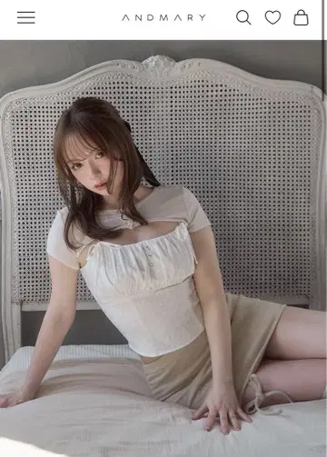 Andmary Poppy cotton lace set