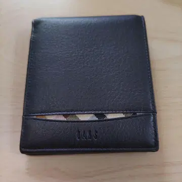 [미사용 새상품] DAKS 반지갑 블랙