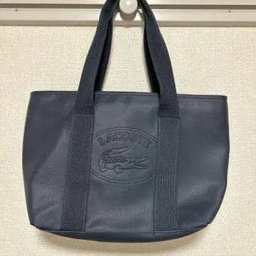 LACOSTE 네이비 토트백