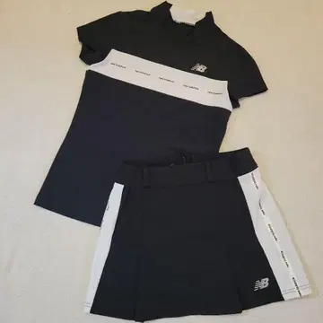 New Balance 하이넥 & 스트레치 스커트 언더 팬츠 포함