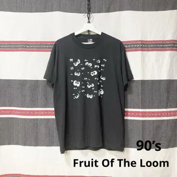 90s FRUIT OF THE LOOM 싱글 스티치 눈알 아트 티셔츠