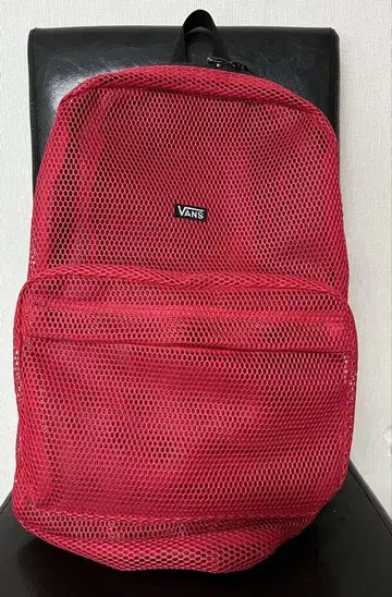 VANS 메쉬 백팩 레드