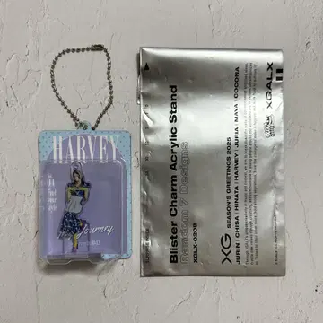 XG 2025 시즌 그리팅 블리스터 참 아크릴 스탠드 HARVEY 하비