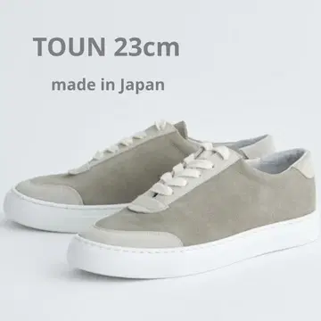 [ TOUN ] 가죽 스니커즈 23cm