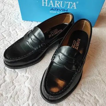 HARUTA 로퍼 블랙 4514 23.5cm