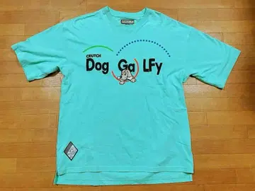 GALFY 갈피 도코모 패러디 T셔츠 중형견 민트 블루 L