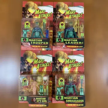 MARS ATTACKS! 마즈 어택! 피규어 4개 세트