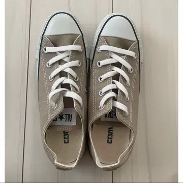 미사용 새상품 CONVERSE 올스타 로우컷 베이지 23cm