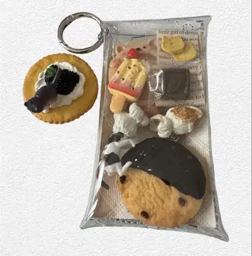 가챠 파우치 미니어처 고양이 팝콘 고양이 캐비아 고양이 초코 아이스