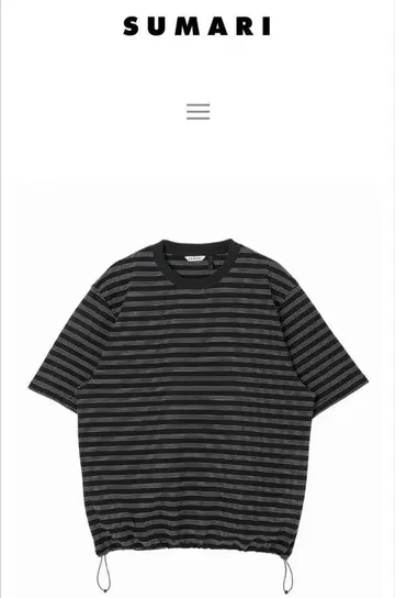 SUMARI HEMCODE BORDER 티셔츠 SIZE:1