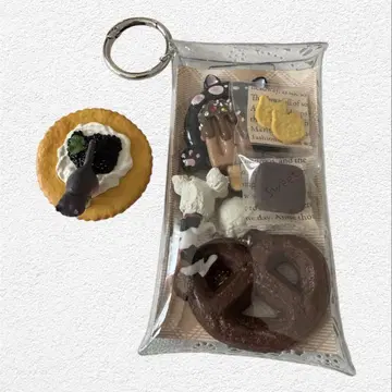가챠 파우치 미니어처 고양이 팝콘 고양이 캐비아 고양이 초코 아이스