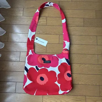 marimekko 플라워 패턴 숄더백