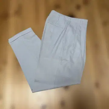 빈티지 하프문 여성용 더블 슬랙스