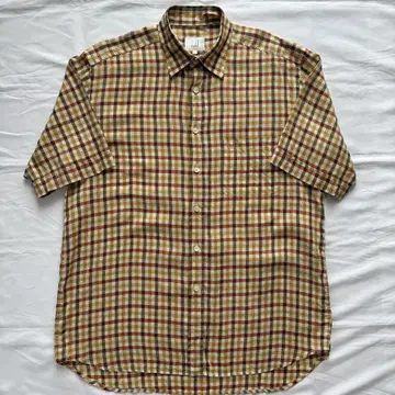 dunhill / 린넨 깅엄 체크 셔츠