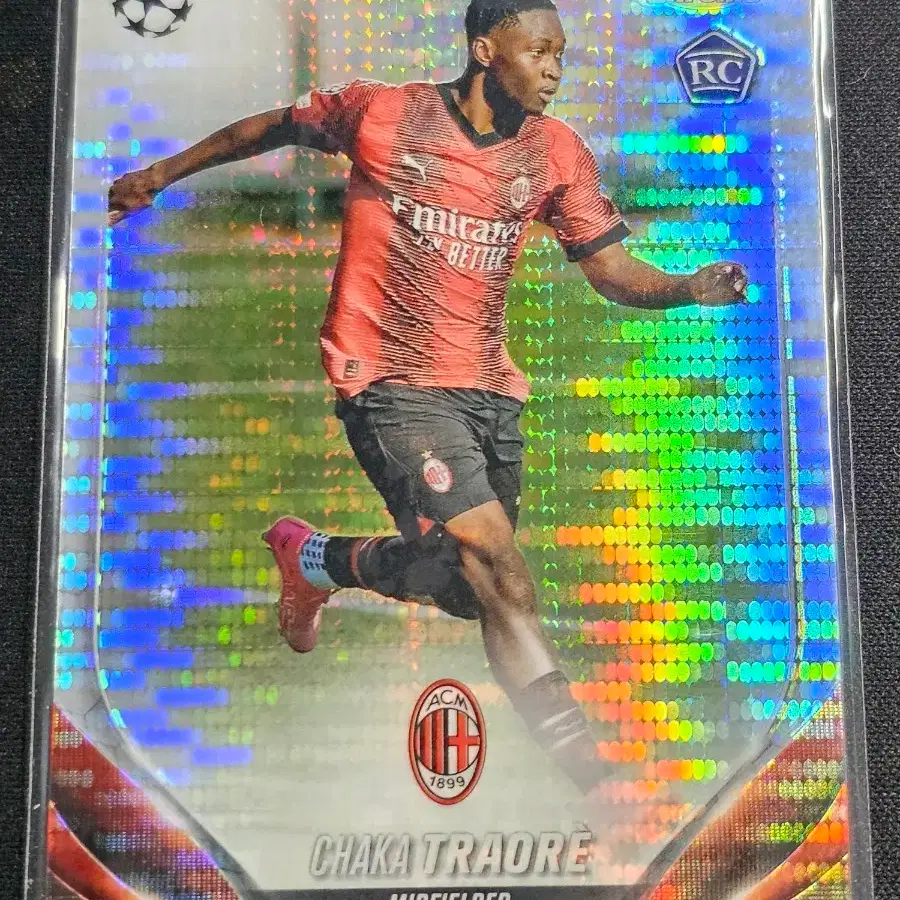 2023/24 Topps Chrome AC Milan Sacca Traore Pulsar Refractor Rookie Soccer  Card #축구카드,#ac밀란,#rc,#자카트라오레,#탑스크롬 on Bunjang Global Site.
