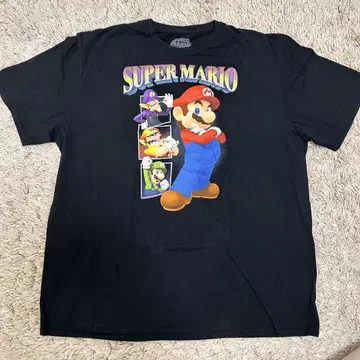 SUPER MARIO 마리오 루이지 와리오 와루이지 셔츠 2XL