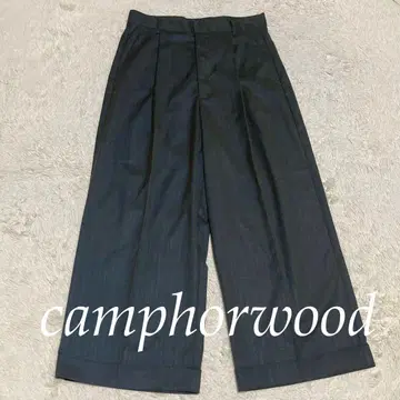 캄퍼우드 camphorwood 턱 와이드 배기 플레어 슬랙스