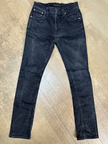 누디진 TAPE TED 스키니 블랙 Nudie Jeans