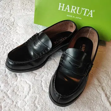 HARUTA 로퍼 블랙 304 23.5cm