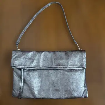 GIANNI CHIARINI 실버 숄더백