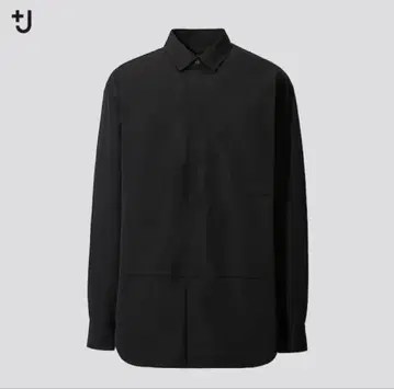 [ 새 상품 L ] 유니클로 +J 수피마 코튼 오버사이즈 셔츠 (긴팔)