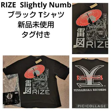 RIZE Slightly Numb 블랙 티셔츠 미사용 새상품 택 포함