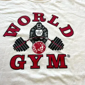 WORLDGYM 헤비 웨이트 티셔츠 L 00s 90s 빈티지 구제 의류