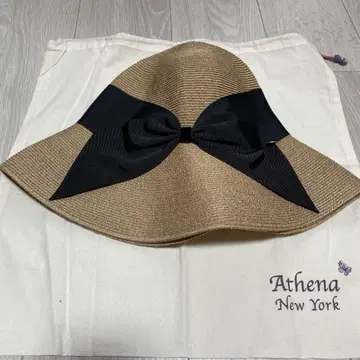 Athena New York 버킷햇 베이지/블랙