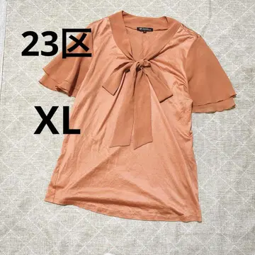 23구 보우다이 블라우스 44 오렌지 반팔 블라우스
