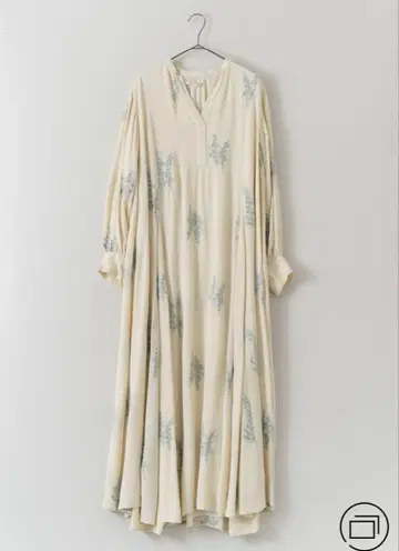 누키테파 원피스 Moss Rayon Full Embroidery