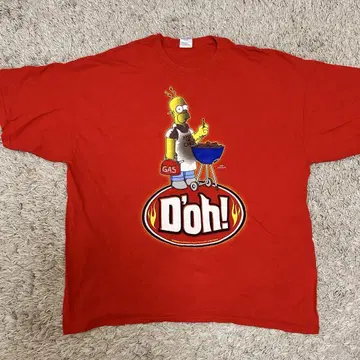 호머 심슨 D'oh! 티셔츠 2XL