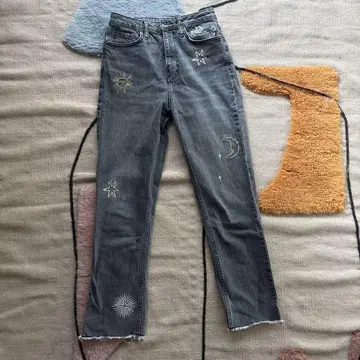 Desigual 자수 데님 팬츠 36