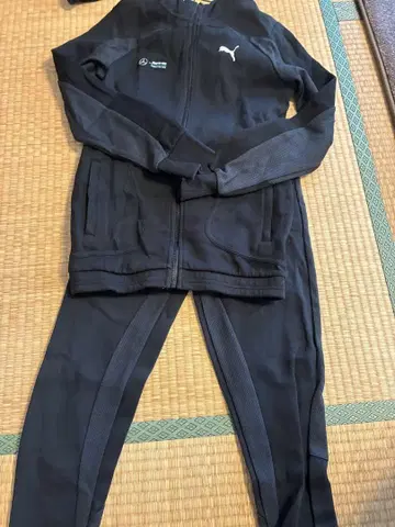 PUMA 블랙 저지 세트 Mercedes-Benz