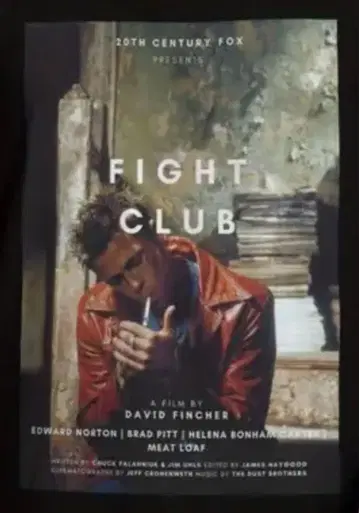 fight club 파이트 클럽 영화 티셔츠 에드워드 노튼 브래드 피트