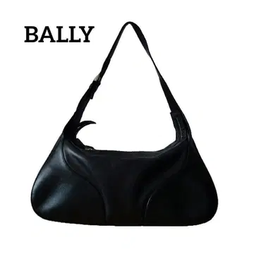 BALLY 발리 검정색 블랙 천연 가죽 숄더백 핸드백