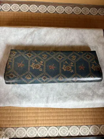 일본풍 패턴 금란직 장지갑 클러치백 스타일 폭 32cm 소품함