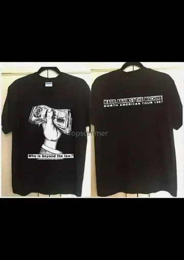 RAGE AGAINST THE MACHINE XL 티셔츠 1997
