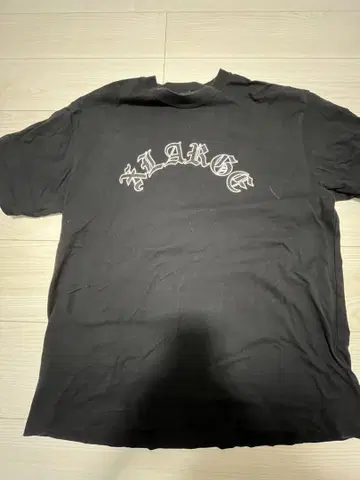 XLARGE 로고 티셔츠 블랙 L