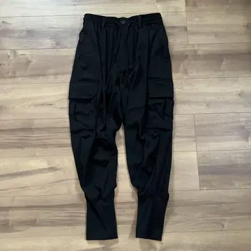Y-3 울 새틴 카고 팬츠