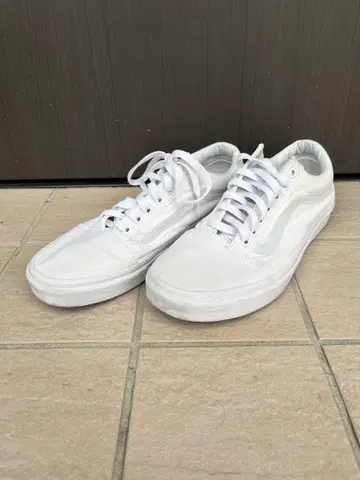 멕시코 구매 Vans 화이트 로우컷 스니커즈
