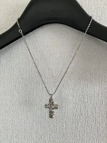 GUESS 게스 십자가형 크로스 실버 925 빈티지 목걸이