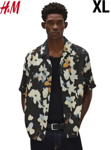 새상품 H&M 리조트 셔츠 알로하 셔츠 XL
