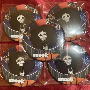 원피스 onepiece 무기와라 스토어 신주쿠 캔뱃지 5개 브룩 B