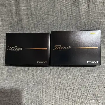 미사용품 2다스 타이틀리스트 프로 V1 로우, 하이 넘버