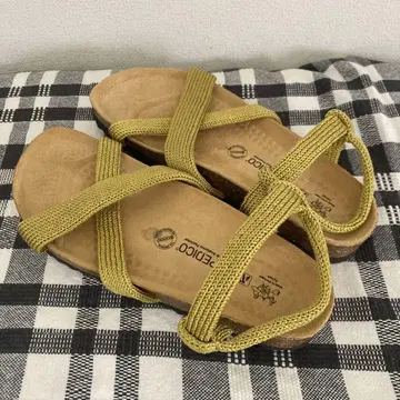 RICOPEDICO 올리브 그린 스트랩 샌들 23.5~24cm