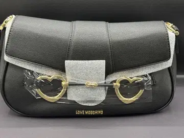 LOVE MOSCHINO 페이크 페블 가공 가죽 숄더백