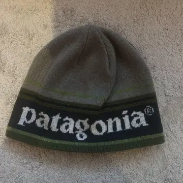 patagonia 니트 모자 그레이 그린