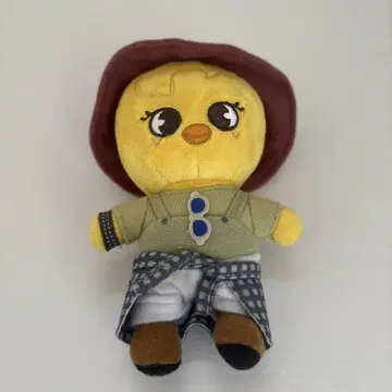 병아리 봉제 인형 빨간 모자