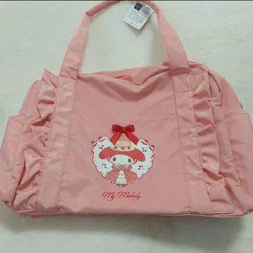 새상품 산리오 아카메로 마이멜로디 프릴 보스턴 백 숄더 여행