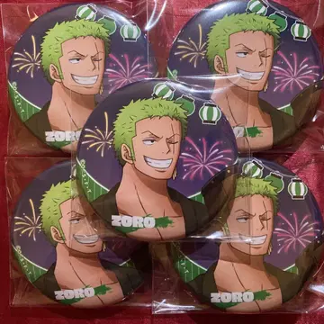 원피스 onepiece 무기와라 스토어 신주쿠 캔뱃지 5개 조로 C
